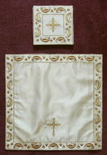 White Embroidered Roman Vestment St Joseph